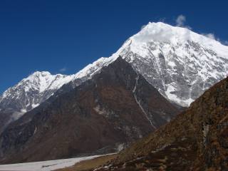 Mountains on the Langtang trek