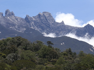 view on Mount Kinabalu