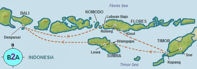 Lesser Sundas Map Lesser Sundas Map