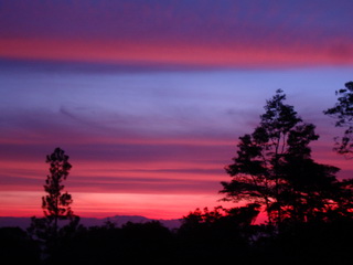 Del Monte lodge sunset