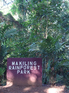 Makiling Rainforest Sign